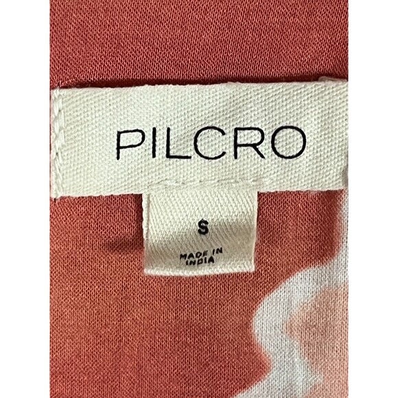 Anthropologie Pilcro Button Down Shirt Top Small Paisley Lightweight Moroccan - Picture 3 of 8